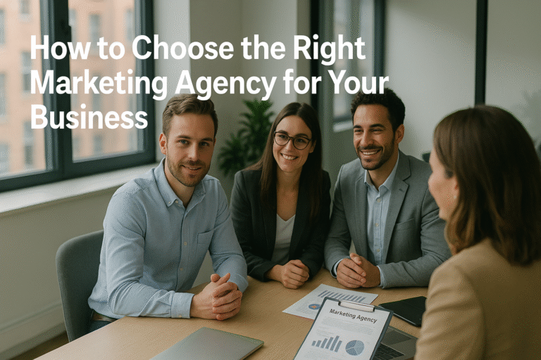 How to Choose the Right Marketing Agency for Your Business